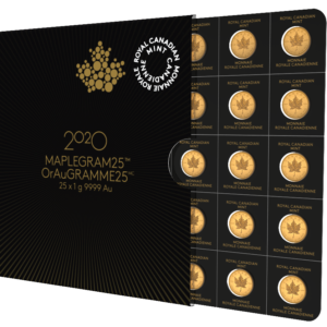 2020 25x1 gram canadian gold maplegram25tm coin sheet in assay.png