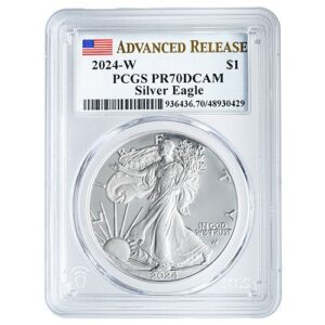 2024 w 1 oz american silver eagle proof coin pcgs pr 70 ar advanced release obverse 500x500.jpg