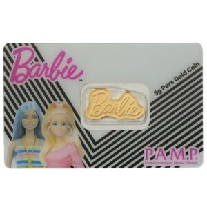 gps26barbiecoin 5g 2026 ps gold barbie 5 gram shaped coin frontcard.jpg