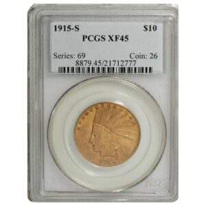 gus10indian1915spcgsxf45 04838 1915 s 10 indian eagle gold coin pcgs xf 45 front.jpg