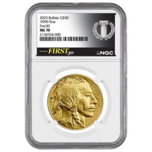 gus25buffngcms70f30 1 2025 us gold buffalo ngc ms 70 first30 1 oz coin obverse.jpg