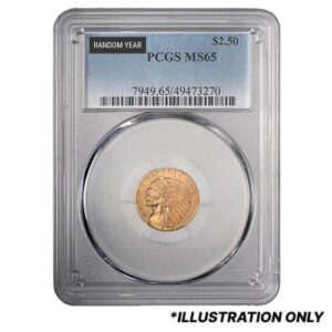 gus25indianpcgsms65 01209 us gold indian quarter eagle 2.50 coin pcgs ms 65 random year obverse.jpg