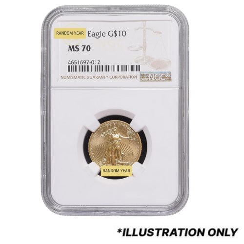 gusagengcms70 025 random us gold eagle 1 4 oz ngc ms 70 coin front.jpg gusagengcms70 025 random us gold eagle 1 4 oz ngc ms 70 coin front.jpg