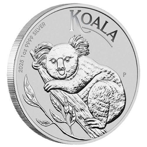 spe25koala 1 2025 pe koala silver 1 oz coin tilt.jpg spe25koala 1 2025 pe koala silver 1 oz coin tilt.jpg