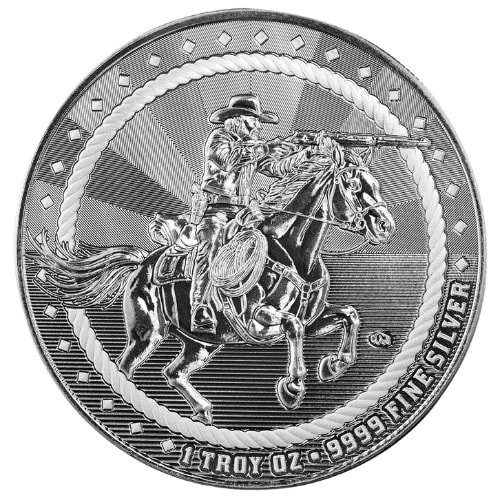 ssccowboyrifleman 1 sc silver cowboy series the rifleman 1 oz round front.jpg ssccowboyrifleman 1 sc silver cowboy series the rifleman 1 oz round front.jpg