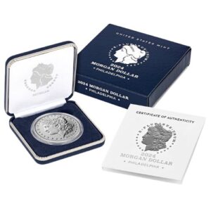 sus24morgdoll 0859 2024 us silver morgan dollar coin w box coa box coa.jpg