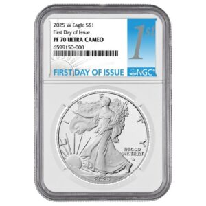 sus25asewngcpf70fdoi 1p 2025 w us silver eagle ngc pf 70 first day of issue 1 oz proof obverse.jpg