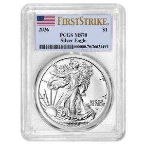 sus26asepgcsms70fs 1 2026 us silver eagle pcgs ms 70 first strike 1 oz coin front.jpg