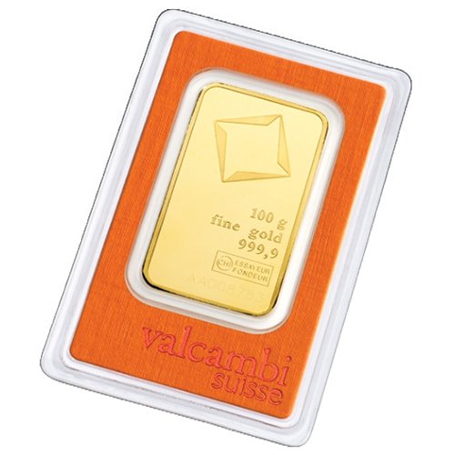 valcambi suisse 100 gram gold bar in assay obverse tilt 1 .jpg valcambi suisse 100 gram gold bar in assay obverse tilt 1 .jpg