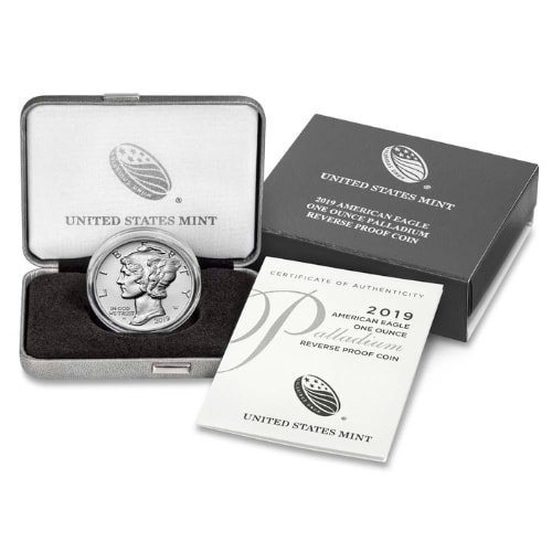 xus19eagle 1rp 2019 w us palladium eagle 1 oz reverse proof coin w box and coa box.jpg